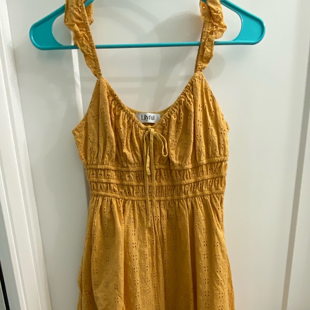 Lilyful Yellow Dress (Mid-Length)